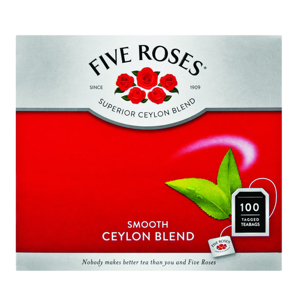 Five Roses Tea Bags - 100 Tagless