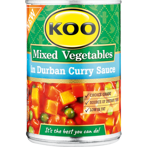 Koo - Mixed Veg in Durban Curry - 410g