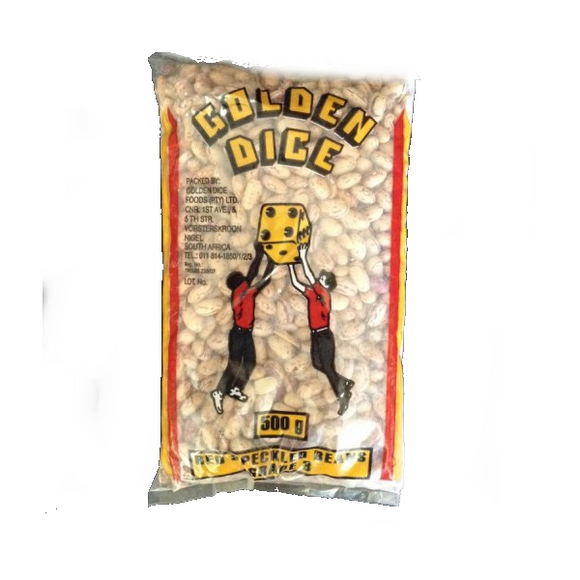 Golden Dice Red Speckled Beans - 500g