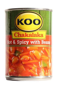 Koo - Chakalaka Hot & Spicy w Bean - 410g