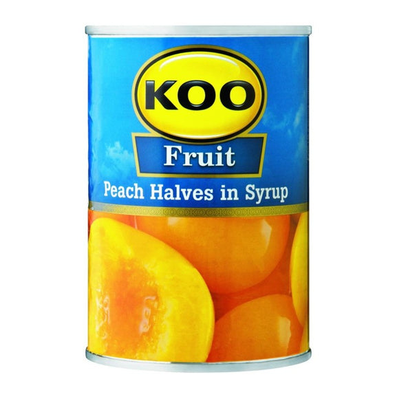 Koo Peach Halves In Syrup - 410g