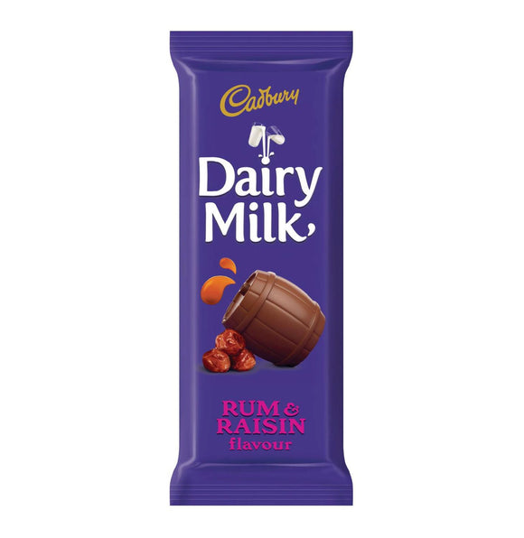 Cadbury Rum And Raisin Chocolate - 80g